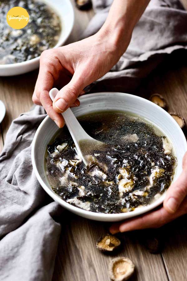 Hình ảnh món Canh rong biển trứng cực ngon