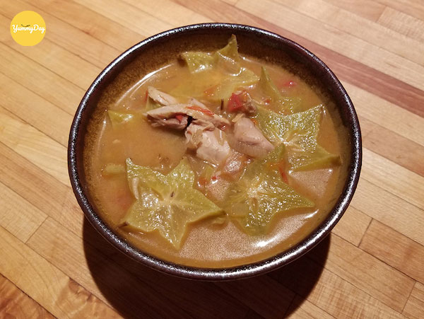 Thành phẩm món canh thịt bò nấu khế