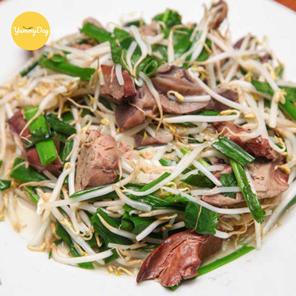 Món cật heo xào giá thành phẩm