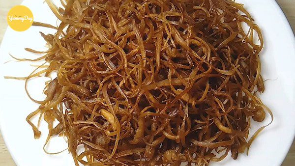 Chà bông từ nấm bào ngư cũng cực ngon
