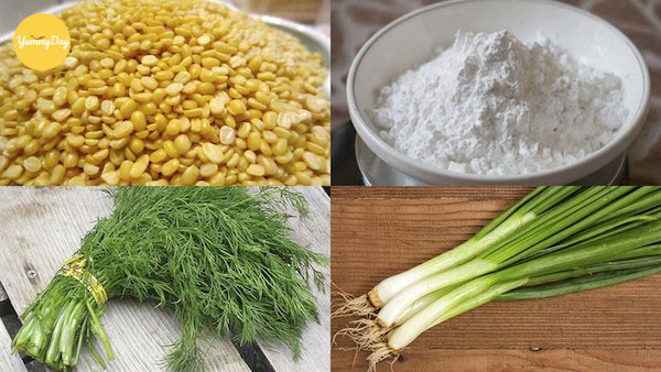 Nguyên liệu làm chả cá từ đậu xanh