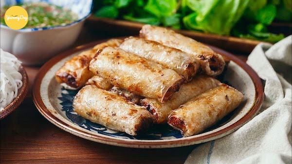 Thành phẩm chả giò cá siêu cấp bắt mắt