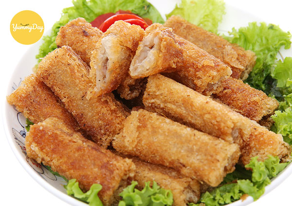 Món chả giò rế khoai môn ngon cực
