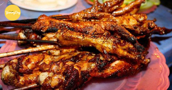 Chân gà nướng muối ớt ngon số hai không ai số một