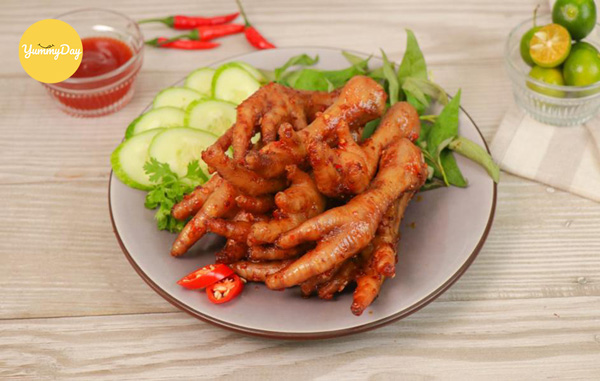 Chân gà nướng sa tế hấp dẫn