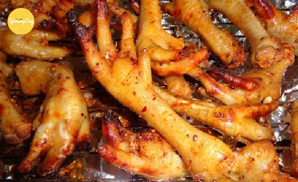 Nướng chân gà thơm lừng