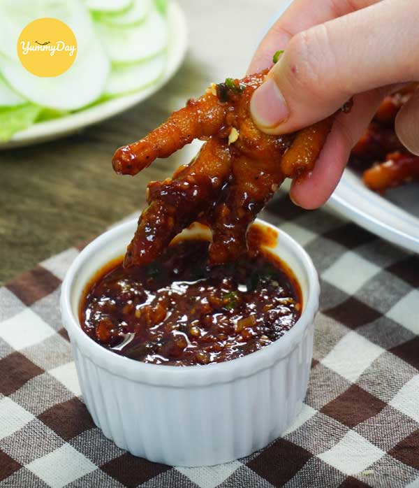 Món chân gà xào cay hoàn chỉnh