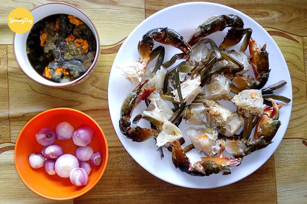 Có thể tách thịt cua và gạch cua để chế biển dễ dàng hơn