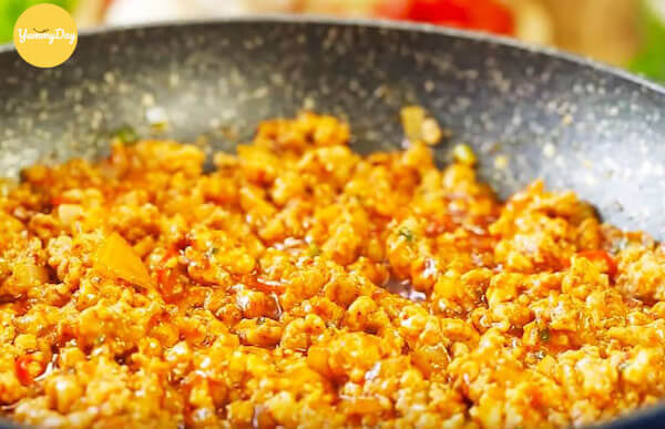 đậu hủ sốt tứ xuyên