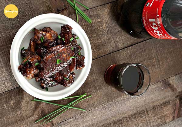 Món cánh gà kho coca siêu màu đẹp mắt