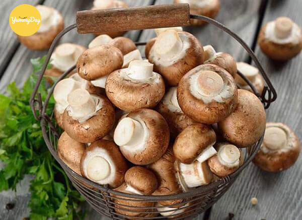 gà kho nấm hương ngon ơi là ngon