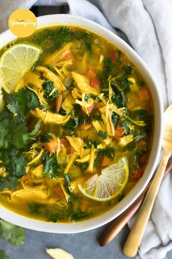 Canh gà gừng ngon khó cưỡng