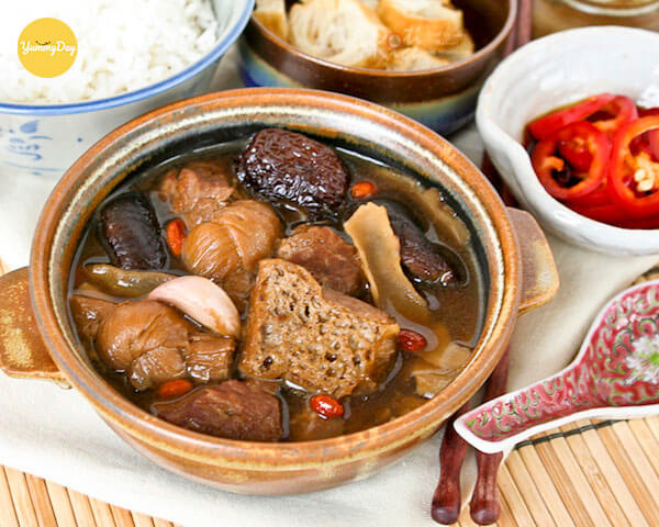 Món gân bò hầm thuốc bắc ngon khó cưỡng