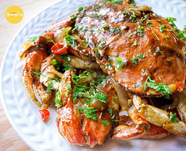 Ghẹ xào me chua ngọt ngon lành