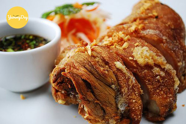 Một số lưu ý khi dùng giò heo chiên giòn