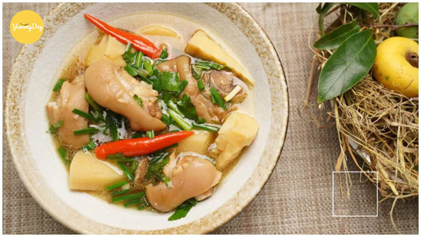Ăn quá nhiều món giò heo hầm măng liệu có hại?