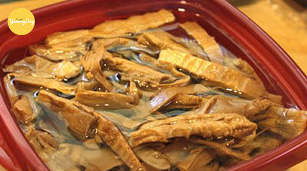 Xé sợi măng khô