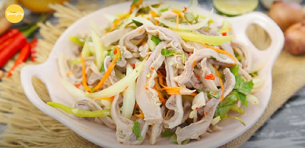 Gỏi bao tử heo có cách làm vô cùng đơn giản