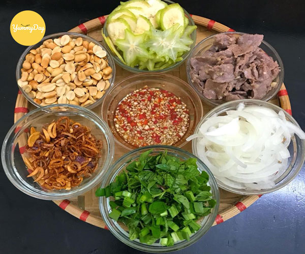 Muốn gỏi bò bóp thấu ngon thì phải có nguyên liệu chất lượng