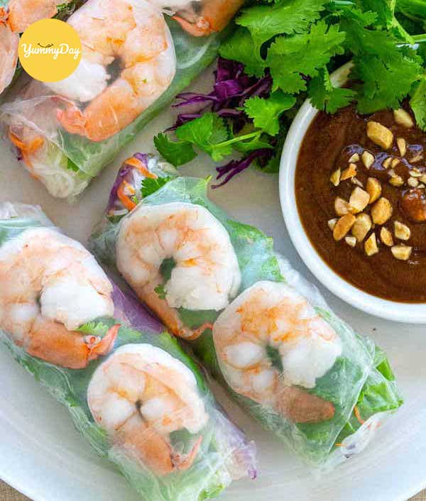 Nước tương bơ đậu phộng chấm gỏi cuốn