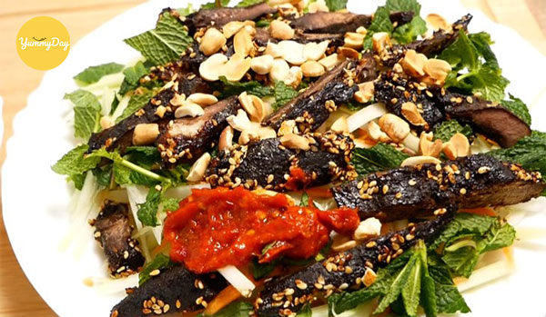 Gỏi khô bò đu đủ ngon xuất sấc