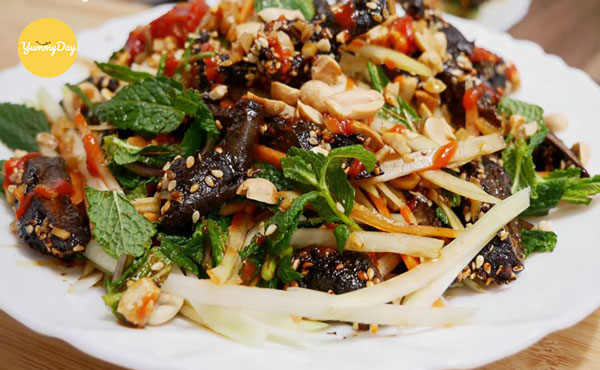 Gỏi khô bò xoài xanh chua ngọt cực ngon