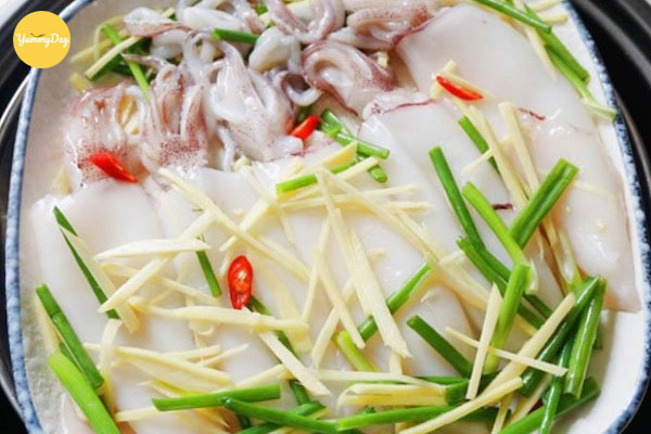 Chuẩn bị hấp mực thôi nào!