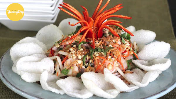 gỏi ngó sen thịt gà