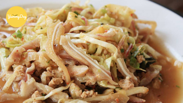 Gỏi tai heo hành tây siêu ngon