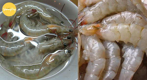 gỏi tôm sống kiểu thái ngon khó cưỡng