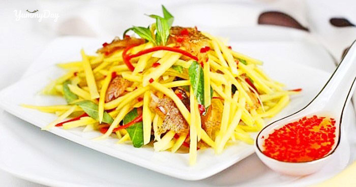 Vào bếp cùng món gỏi xoài khô cá lóc gây thương nhớ