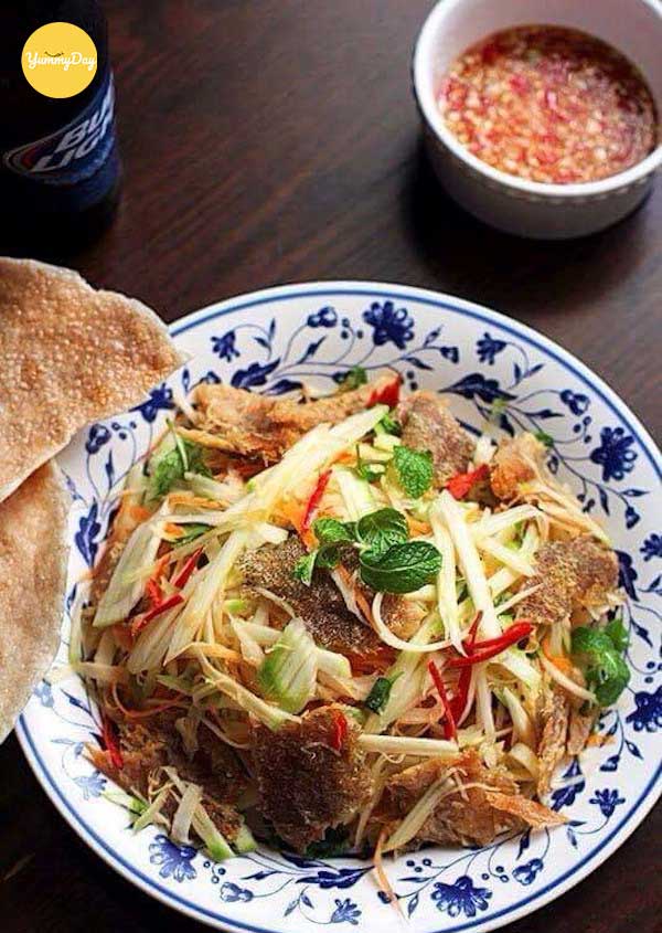 Gỏi xoài khô cá sặc tuyệt đỉnh