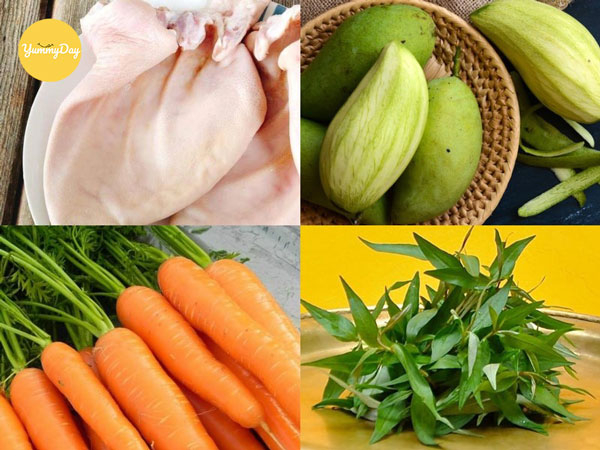 Các nguyên liệu cần chuẩn bị