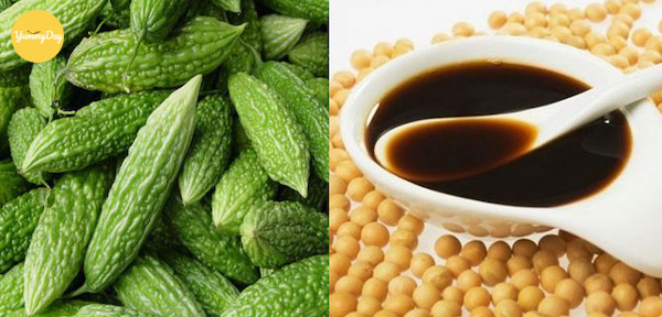 Nguyên liệu làm khổ qua kho nước tương