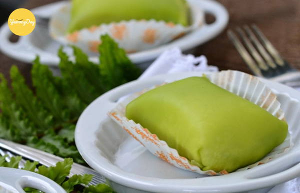 Bánh crepe lá dứa ngon ngất ngây