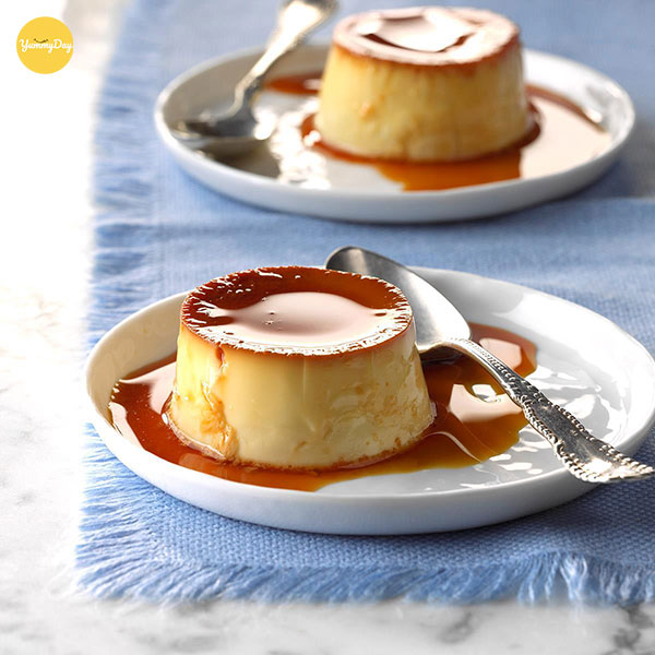 bánh flan làm bằng nồi cơm điện cũng siêu ngon