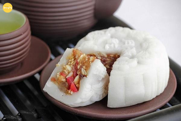 Thành phẩm món bánh dẻo trung thu thập cẩm