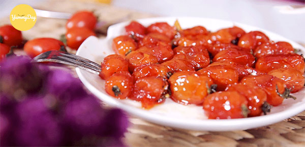 Thành phẩm mứt cà chua bi