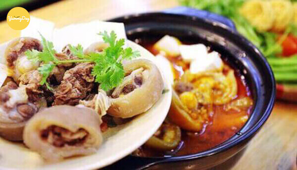 Lẩu gân bò giòn giòn dai dai
