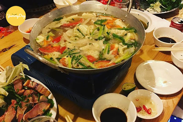 Cách nấu lẩu cá tầm măng chua