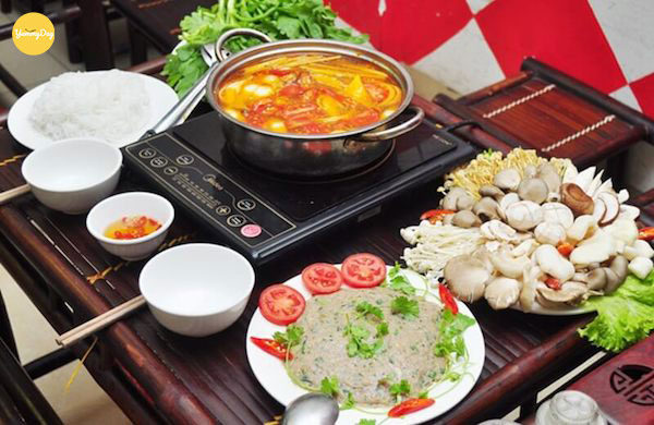 Cách nấu lẩu nấm cá viên