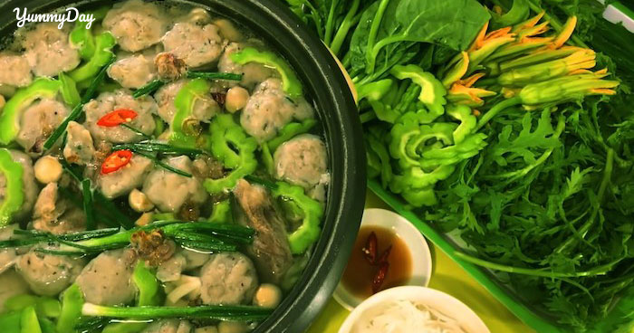 Cách nấu lẩu cá thác lác khổ qua ngon chuẩn vị