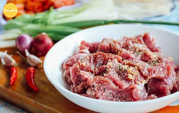 Ướp thịt bò