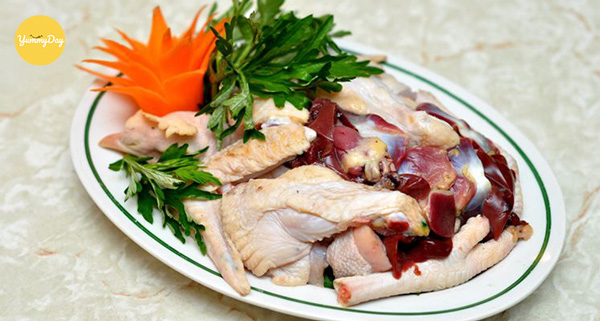 Sơ chế thịt và lòng gà
