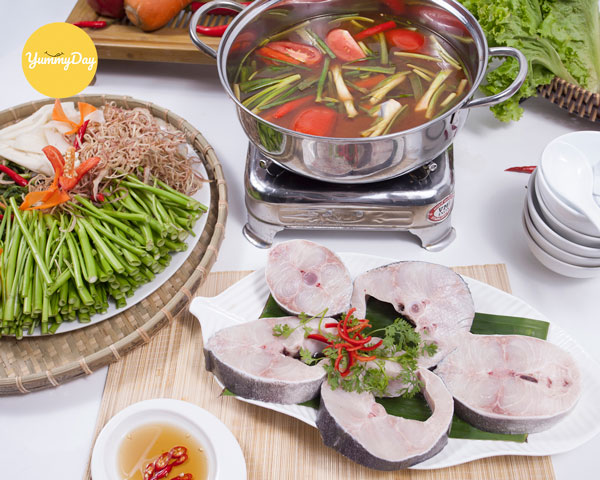 Thưởng thức lẩu cá bớp cực ngon