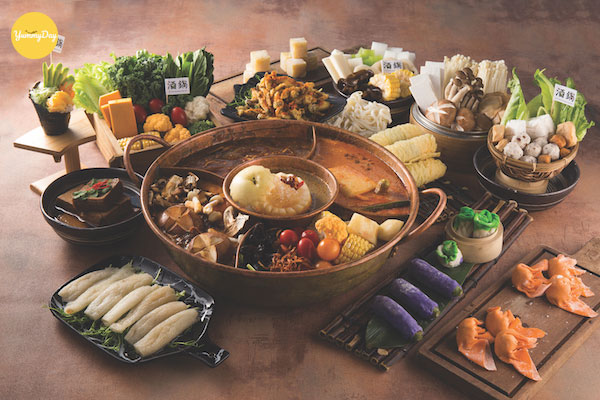 Nồi lầu nấm chay vô cùng hấp dẫn