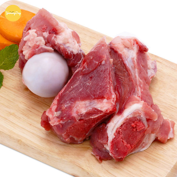 Bạn mua khoảng 200gr xương ống