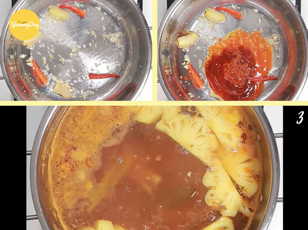 Tiến hành nấu lẩu thôi nào
