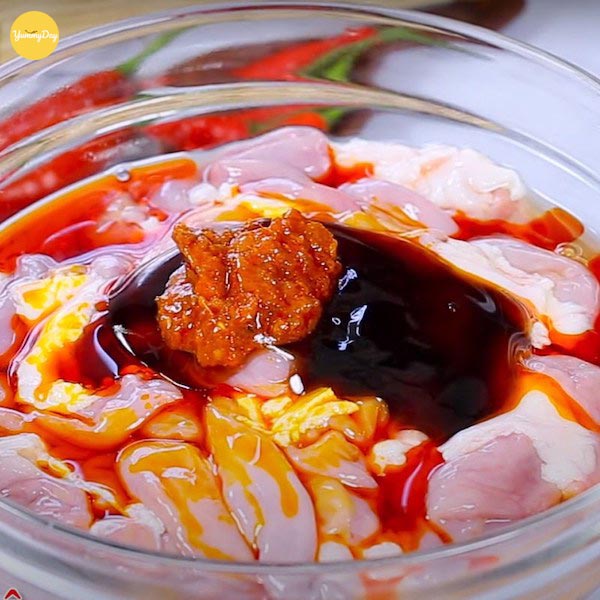 Ướp lòng heo
