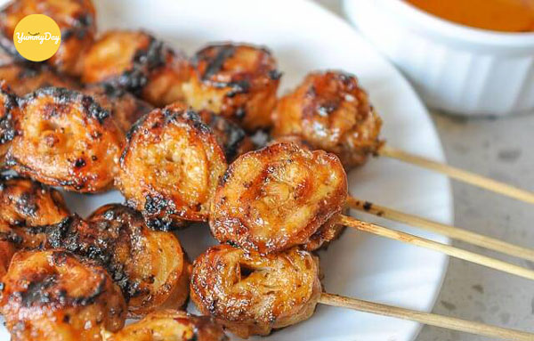 Món lòng heo nướng ngon nhức nách
